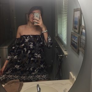 Off the shoulder sun dress!